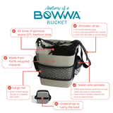 The Bowwa® GEAR BOX in Storm Grey
