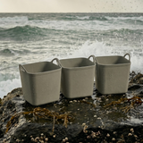 Bowwa® 16L Heavy-Duty Recycled Utility Tub - 3 Pack