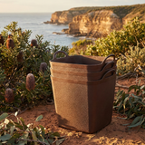 43L Square Heavy-Duty Tub - Red Earth (3-Pack Bundle)