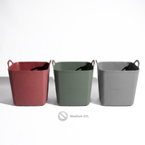 Bowwa® 27L Heavy-Duty Recycled Utility Tub - 3 Pack