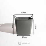 Bowwa® 27L Heavy-Duty Recycled Utility Tub - 3 Pack