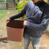 Bowwa® 27L Heavy-Duty Recycled Utility Tub - 3 Pack