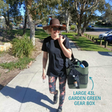 Bowwa® GEAR BOX in Garden Green (LARGE 43L)