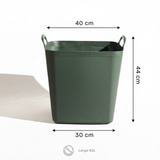43L Square Heavy-Duty Tub – Mixed shades (3-Pack Bundle)