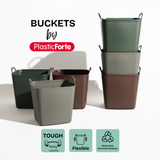 43L Square Heavy-Duty Tub – Mixed shades (3-Pack Bundle)