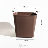 43L Square Heavy-Duty Tub - Red Earth (3-Pack Bundle)